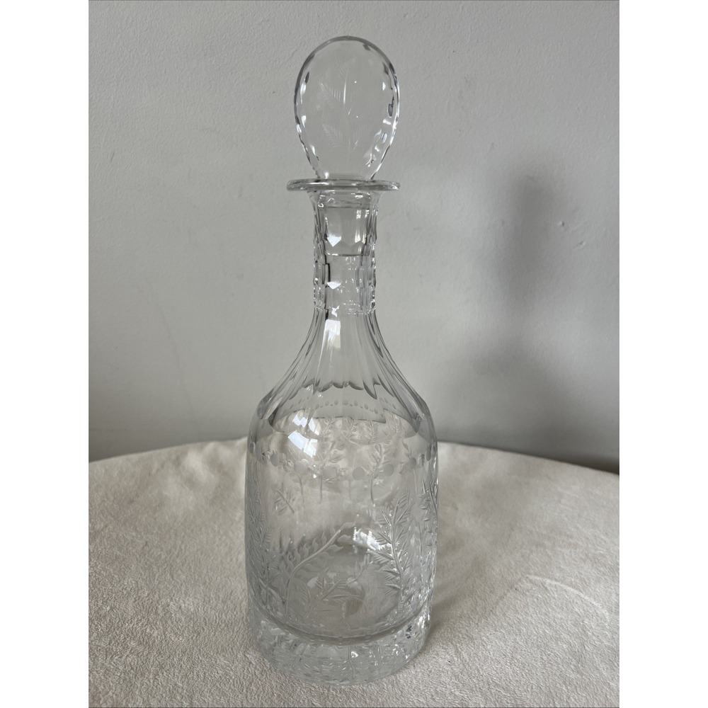 William Yeoward Crystal Jenkins "Fern" Decanter with Stopper